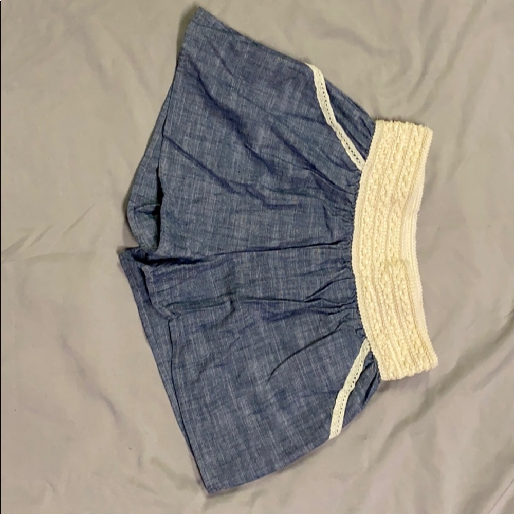 Cute Light Blue Denim Shorts